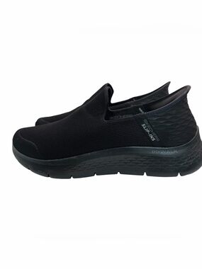Skechers Black Slip-On GOwalk Sneakers